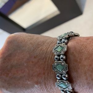 3/$20 Metal and glass bracelet.
